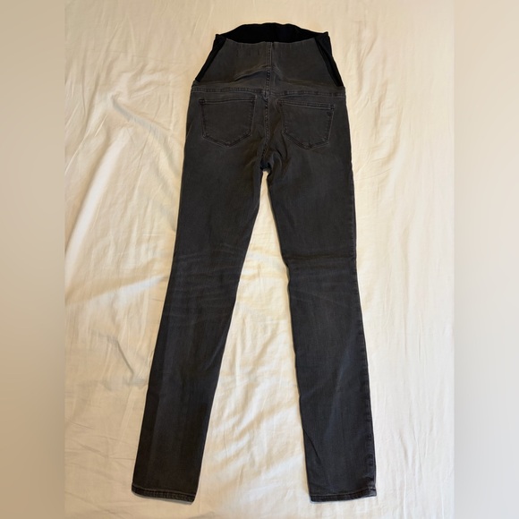 Madewell Gray Maternity Skinny Jeans - Picture 2 of 3